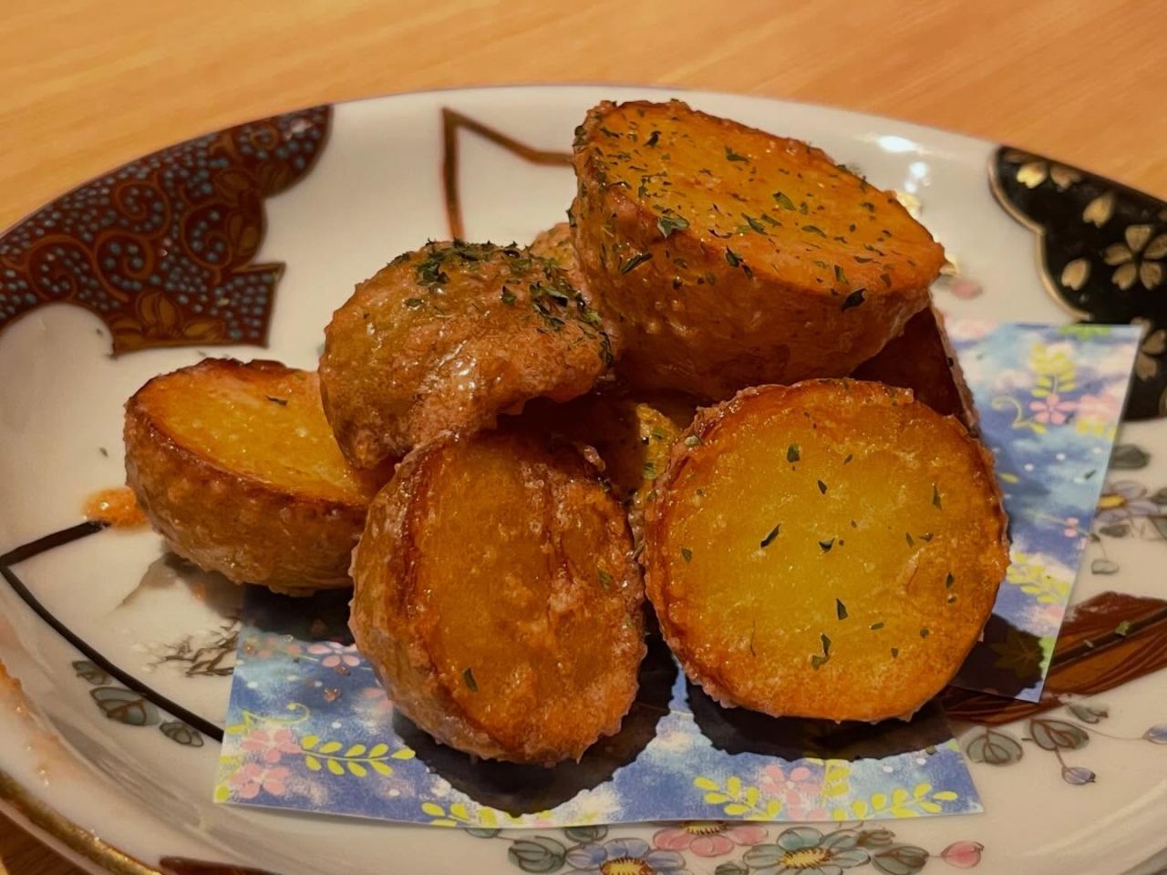 「揚げ新じゃがの明太子バター和え」のご紹介