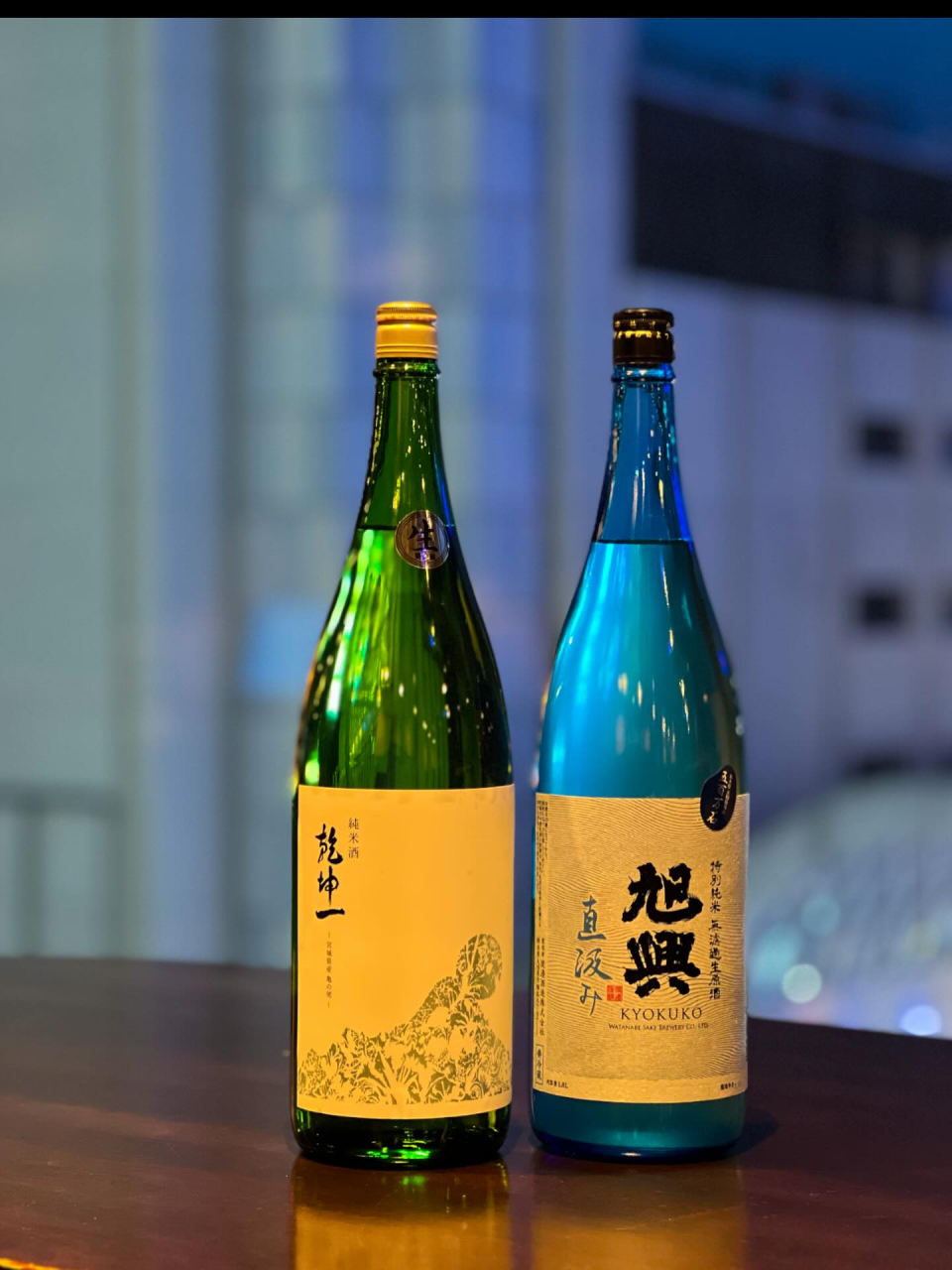 宮城の銘酒「乾坤一」 栃木の実力蔵「旭興 直汲み」サライで飲めます。